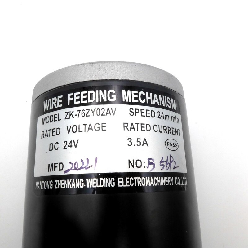 Wire Feeder Motor Manufacturer - 76ZY-02AV DC24 80W MIG Mechanism Assembly Feeding Machine Steel Material for MIG MAG Welding Machine