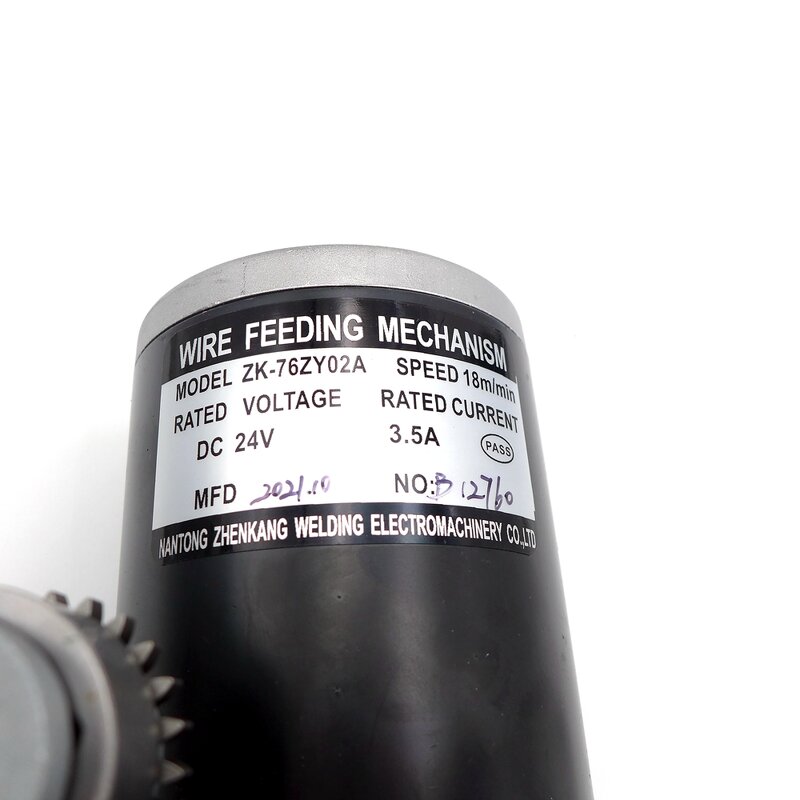 Wire Feeder Motor Manufacturer - ZK-76ZY02A 76ZY-02A DC24V V Groove for Steel Type Material