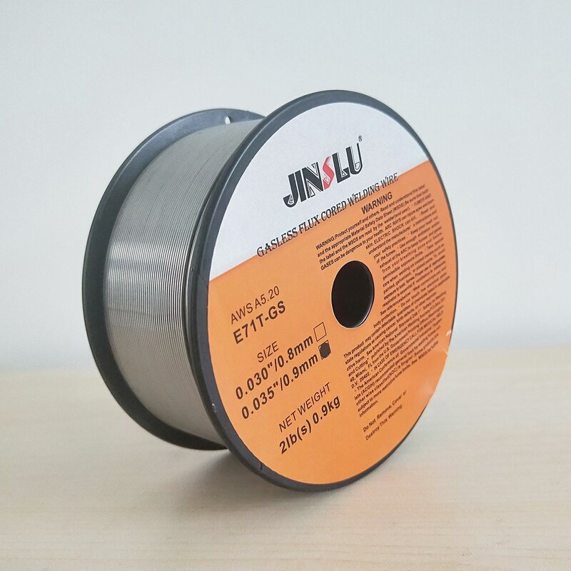 Welding Flux Cored Wire Manufacturer - 0.8mm 0.9mm Self-Shielded Gas AWS E71T-GS 1KG 100mmx50mm Inside Hole 16.5mm