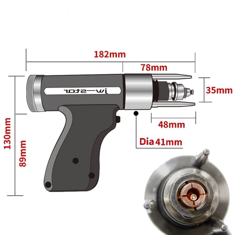 Stud Welding Gun Manufacturer - Capacitor Discharge CD Stud Welder Machine Torch Head Without Cable