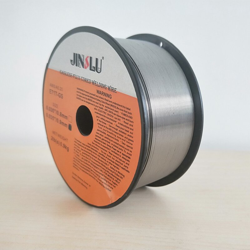 Welding Flux Cored Wire Manufacturer - 0.8mm 0.9mm Self-Shielded Gas AWS E71T-GS 1KG 100mmx50mm Inside Hole 16.5mm