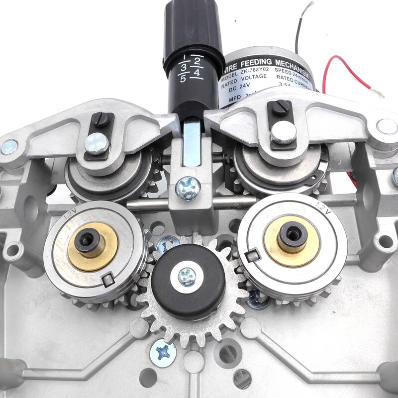 Wire Feeder Motor Manufacturer - JINSLU 76ZY02 76ZY-02 Double Drive Mechanics DC24 24m/Min Feeding Motor MIG Wire Assembly