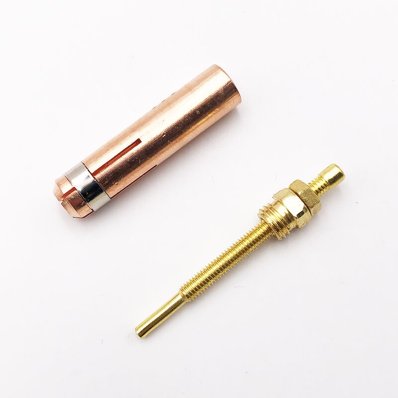 Stud Welding Collet Chuck Manufacturer - M3 M4 M5 M6 M8 M10 Copper 10pcs for Capacitor Discharge CD Stud Welding Torch Machine