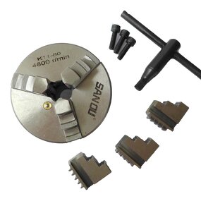 Lathe Chuck Manufacturer - 3 Jaw Manual Self-Centering Steel K11-80 80mm 3 Inch High Precision Turning Machine Tools Accessories