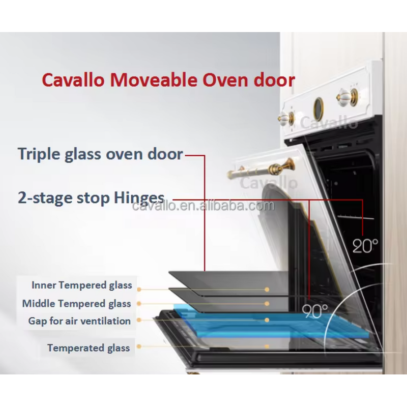 Electric Steam Oven Manufacturer - Combined for Toasting and Pizza 52 Liter Capacity