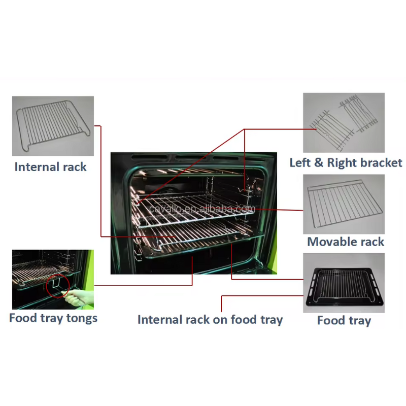 Electric Steam Oven Manufacturer - Combined for Toasting and Pizza 52 Liter Capacity
