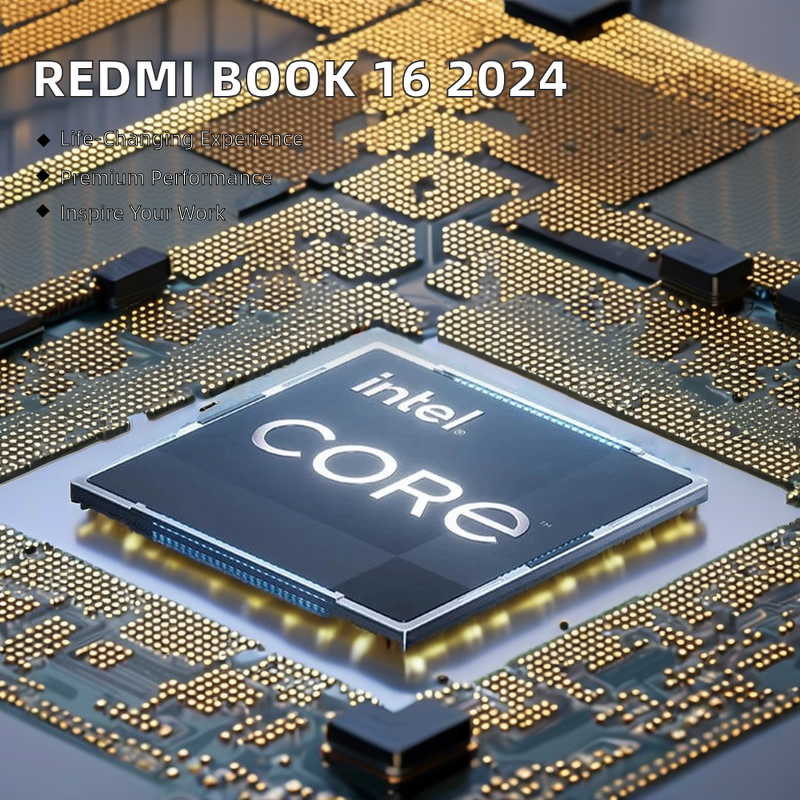 Laptop Manufacturer - 2024 Xiaomi Redmi Book 16 I5-12450H FHD+ Intel Graphics IPS Metal Body SSD Hard Drive English CN