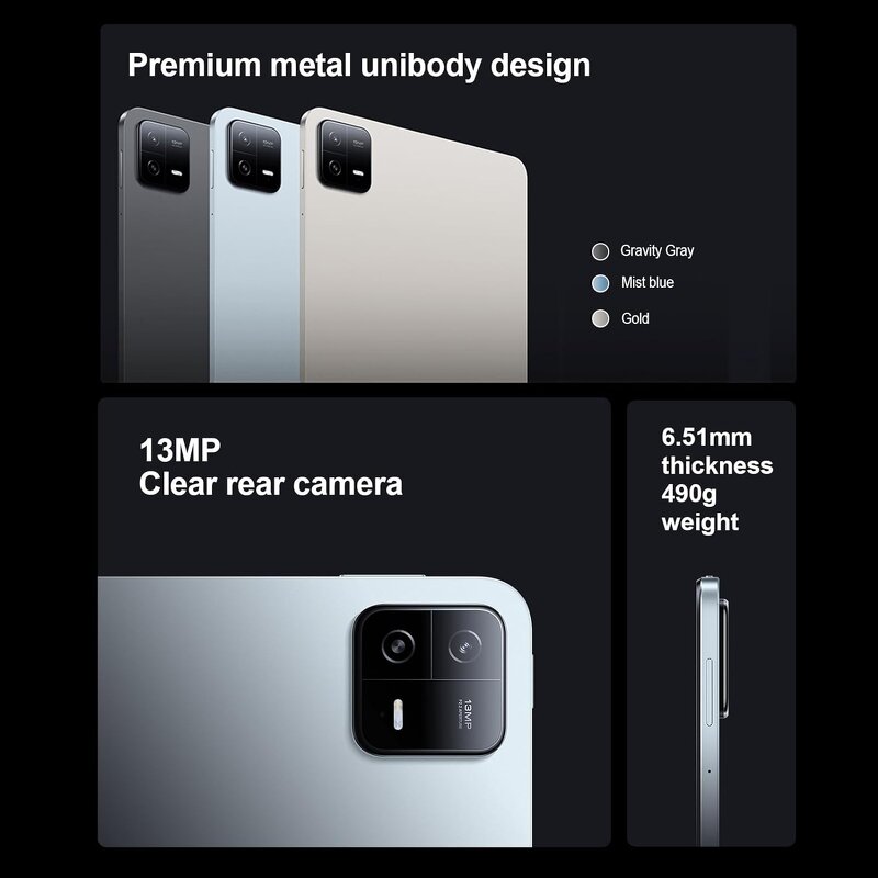 Tablet Manufacturer - Xiaomi Pad 6 Octa Core Processor 2GB Memory Capacitive Screen for Entertainment Education