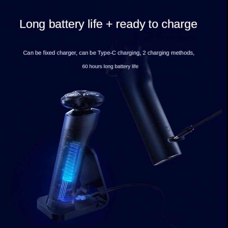 Electric Shaver Manufacturer - XIAOMI Mi Home S700 Portable Flex 3 Head IPX7 Waterproof Washable Beard Trimmer
