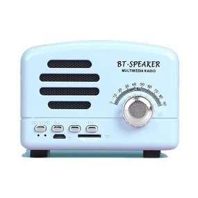Portable Speaker Manufacturer - Vintage Mini Retro with AM FM Radio Multi-Color Multi-Functional