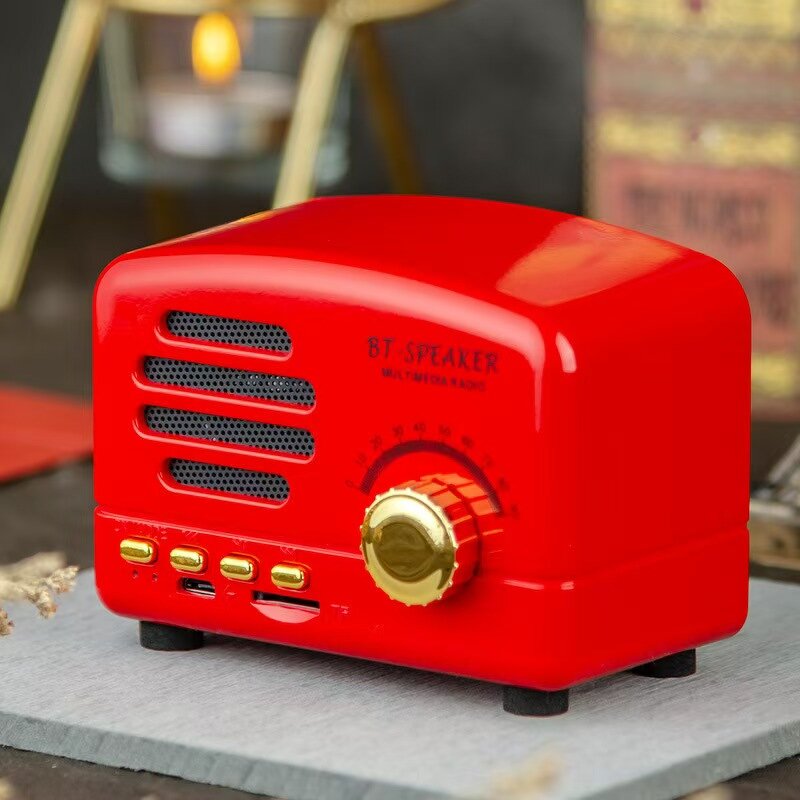 Portable Speaker Manufacturer - Vintage Mini Retro with AM FM Radio Multi-Color Multi-functional