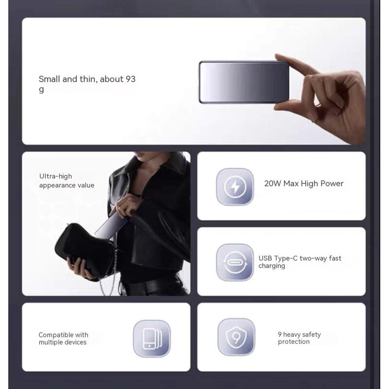 Power Bank Manufacturer - Xiaomi Ultra-Thin 20W MAX PB0520MI Portable Battery Charger