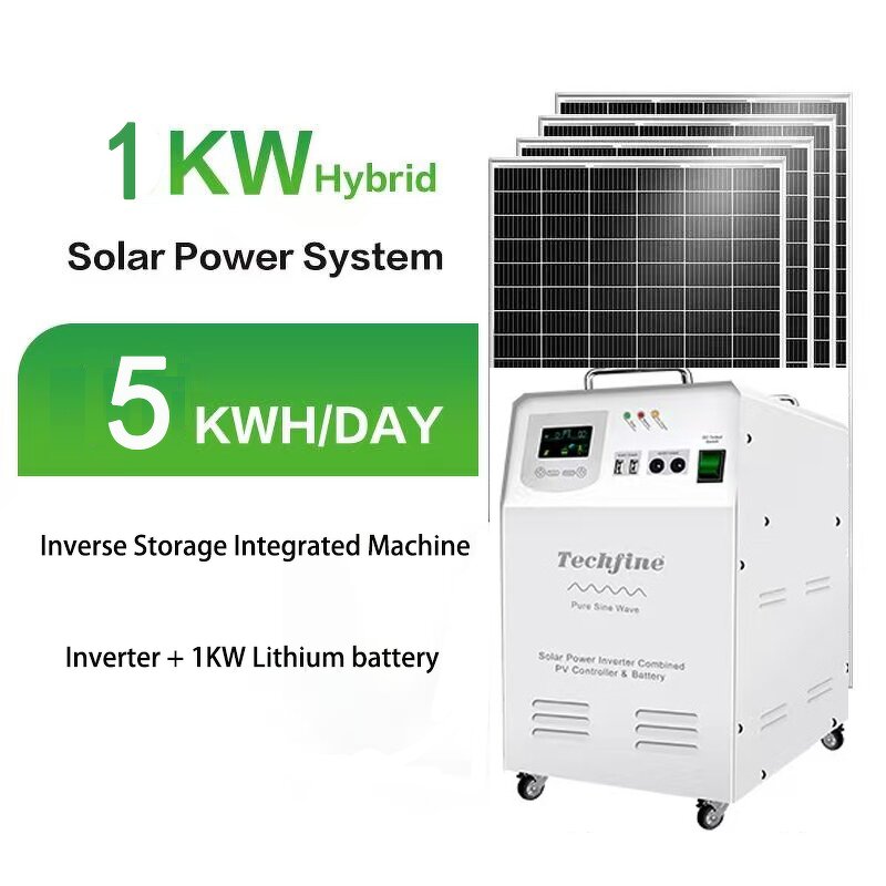Solar Panels System Manufacturer - Wholesale Factory Complete Set 10KW Off Grid 5000 Watts Home Energy