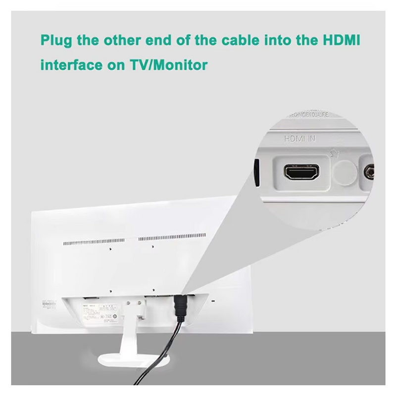 VGA to HDMI Cable Manufacturer - New Arrival High Definition Video Conversion Stereo Adapter for Computer TV Connection