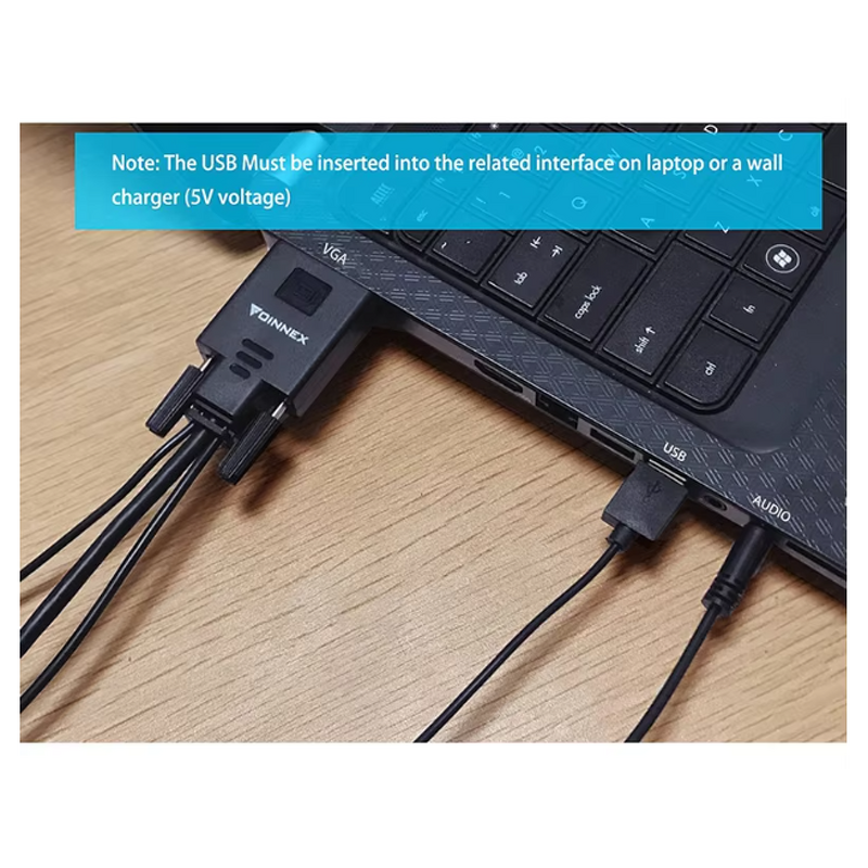 VGA to HDMI Cable Manufacturer - New Arrival High Definition Video Conversion Stereo Adapter for Computer TV Connection