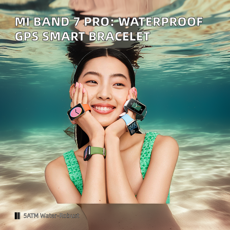 Smart Bracelet Manufacturer - Original Xiaomi Mi Band 7 Pro GPS AMOLED Screen Android Operated 5ATM Alarm Clock