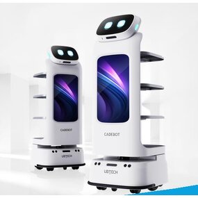 Food Delivery Robot Manufacturer - 2024 New Arrival Factory Wholesale Restaurant Hotel Robotic Waiter Intelligent Self Service