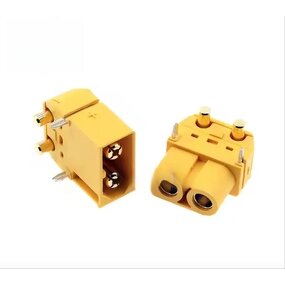 XT60PW PCB Connector - Manufacturer 90 Degree Plug Socket Adapter for Board