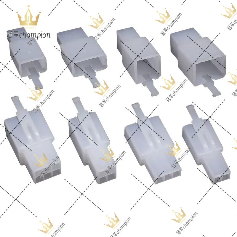 2.8mm Electric Motorcycle Connector - Manufacturer Female Shell 2P-9P Male Female Plug