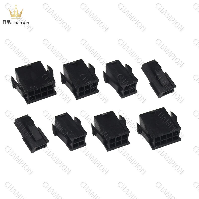 5557/9 Mother Shell Connector - Manufacturer Black 4.2mm Double Bank 2P-10P Air Docking