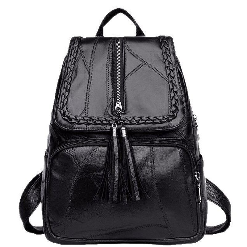 Women's Backpack Manufacturer - 2025 New PU Tassel Fashion Versatile for Travel Casual