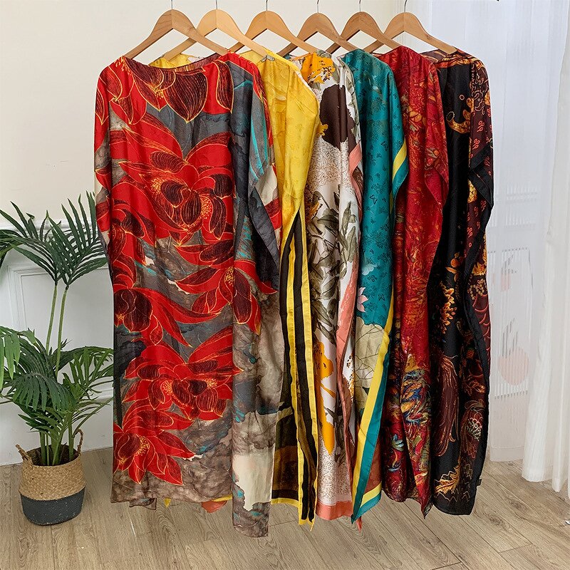 Caftan Dress Manufacturer - Wholesale 2024 Hot Sale for Women 120cm Length Brand Printed Long Muslim Abaya