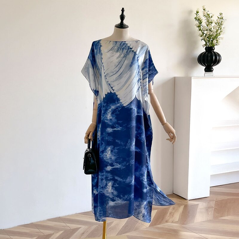 Caftan Dress Manufacturer - Wholesale 2025 Hot Sale for Women 120cm Length Brand Printed Long Muslim Abaya