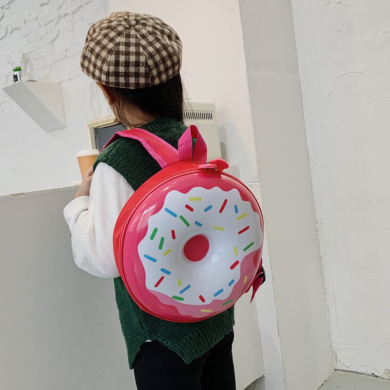 Children's Backpack Manufacturer - Doughnut Eggshell Bag Kindergarten Baby School Cartoon Cute for Boys Girls