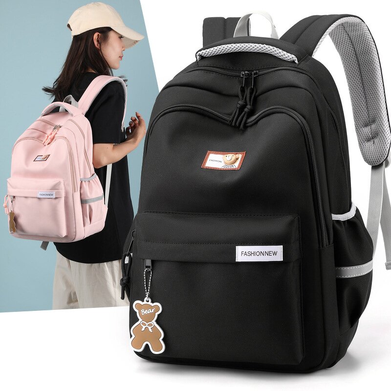 Backpack Manufacturer - New Female Fashion Men High Capacity Waterproof College Trendy Women Laptop School