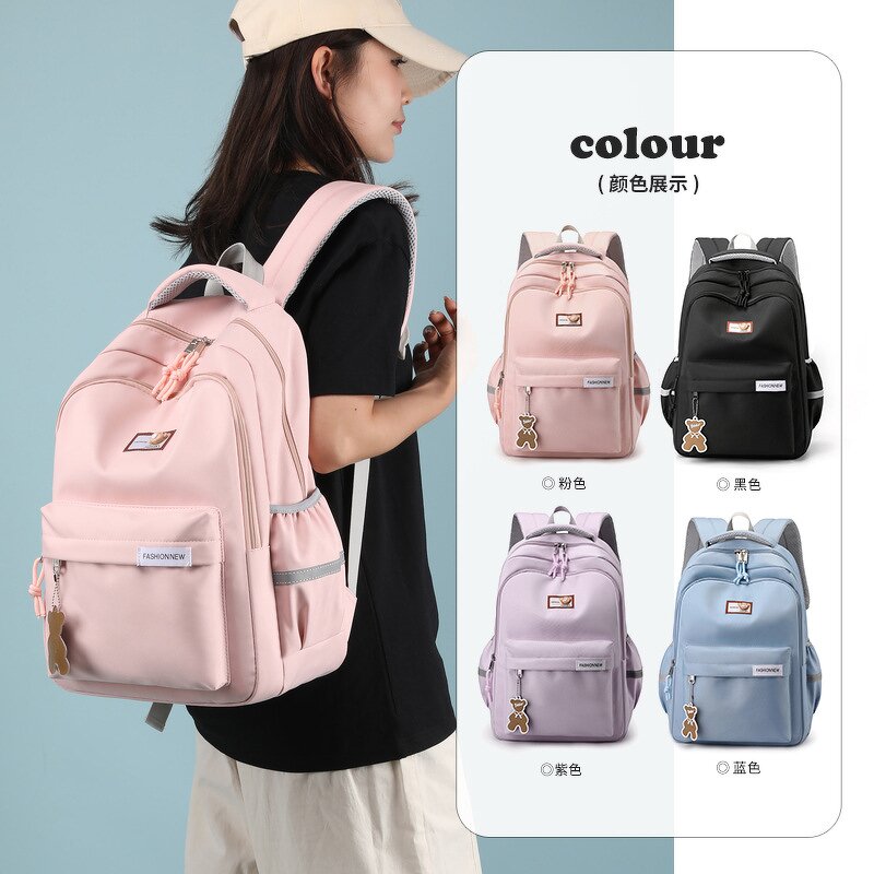 Backpack Manufacturer - New Female Fashion Men High Capacity Waterproof College Trendy Women Laptop School