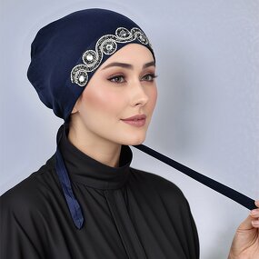 Muslim Under Scarf Manufacturer - Manufacturers 2025 Latest Indonesia Stretchy Turban Inner Cotton Jersey Ethnic