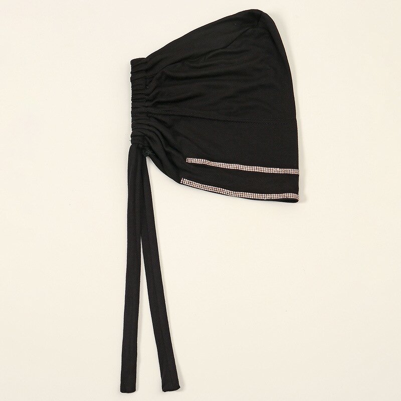 Cotton Hijab Manufacturer - Wholesale 2025 New Elastic Tie Back Inner Caps Underscarf Women Islamic Headscarf