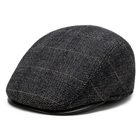 Ivy Cap Manufacturer - for Men Retractable Invisible Earflap Warm Outdoor Ear Cover Beret Flat Newsboy
