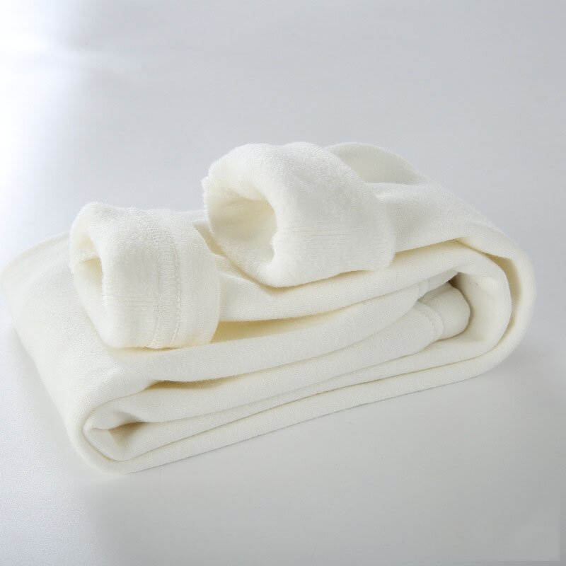 Children Cashmere Pants Manufacturer - Thermal Thick Fluffy Plush Leggings Vertical Stripes Fleece Warm Winter