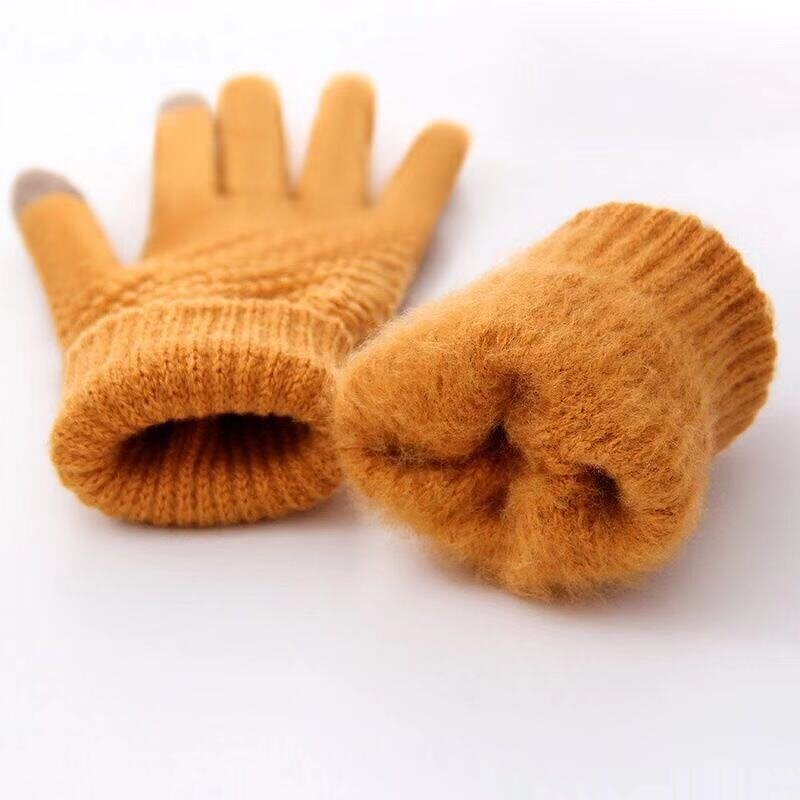 Stretch Knit Gloves Manufacturer - Female Mittens Winter Warm Accessories Magic Touch Screen Sensory for Women
