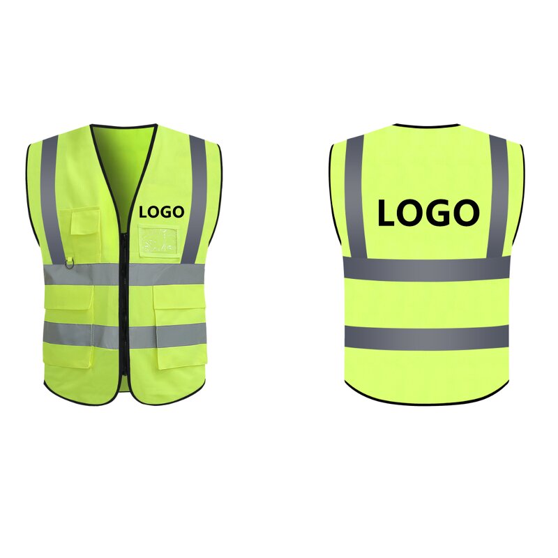 Safety Vest Manufacturer - Custom Construction Vest with Bright Reflective Warning