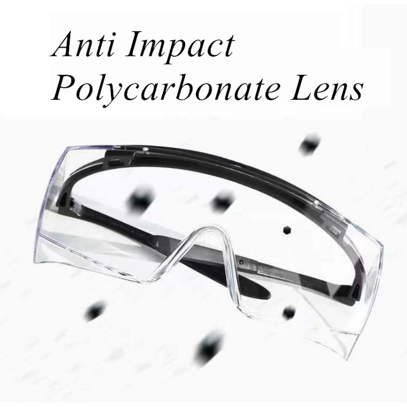 Safety Glasses Manufacturer - Clear Anti-Fog Wide-Vision Protective PC Goggles
