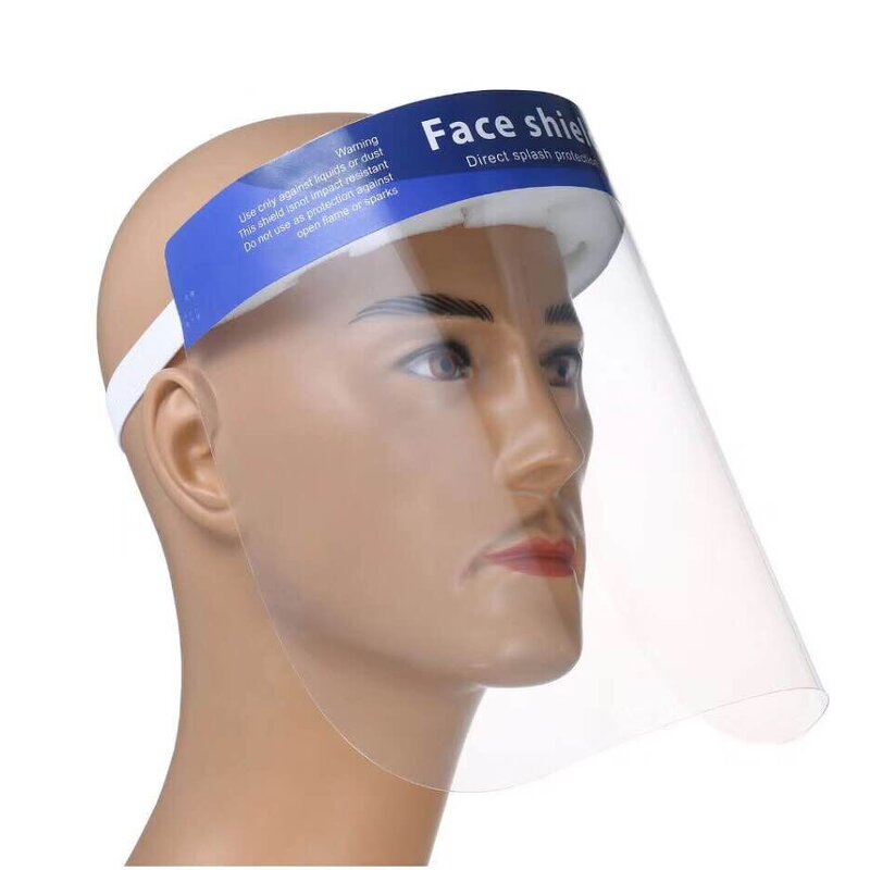 Face Shield Manufacturer - Disposable PET Transparent Anti-fog 330x250mm CE in Stock
