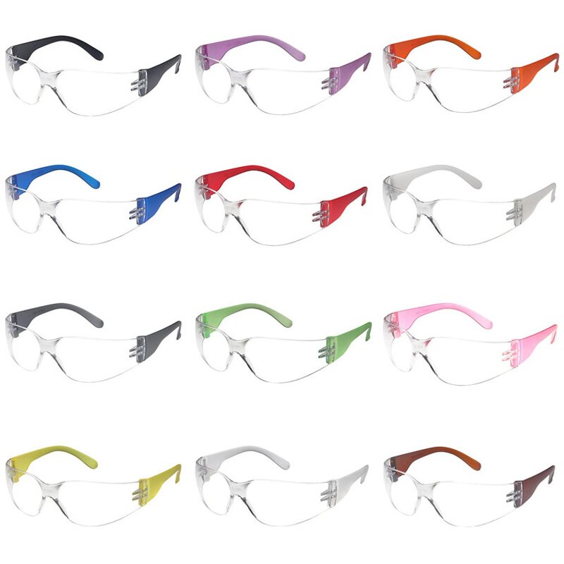 Safety Glasses Manufacturer - 12 Pack Impact Resistant Protective Glasses Clear Lenses