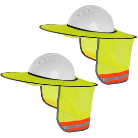 Hard Hat Sun Shade Manufacturer - High Reflective Breathable for Neck & Head Protection
