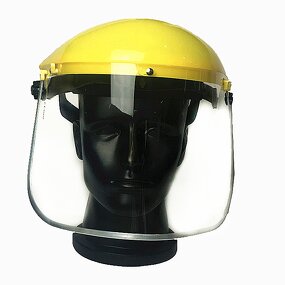 Face Shield Manufacturer - Adjustable Headgear Transparent Anti Splash for Construction