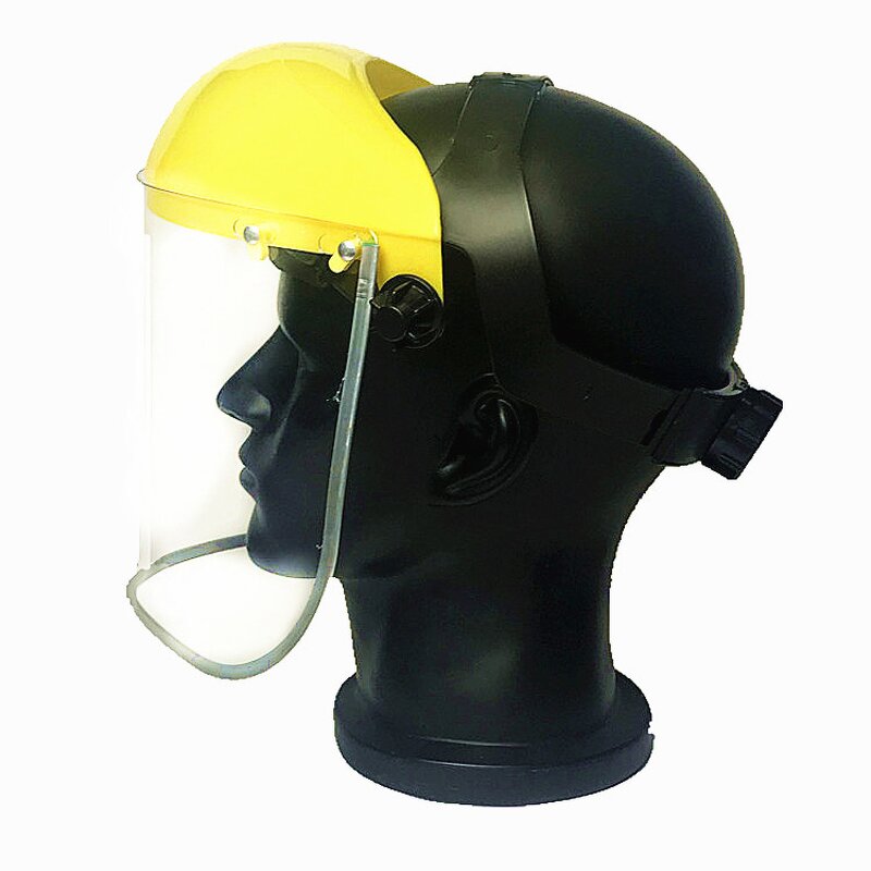 Face Shield Manufacturer - Adjustable Headgear Transparent Anti Splash for Construction