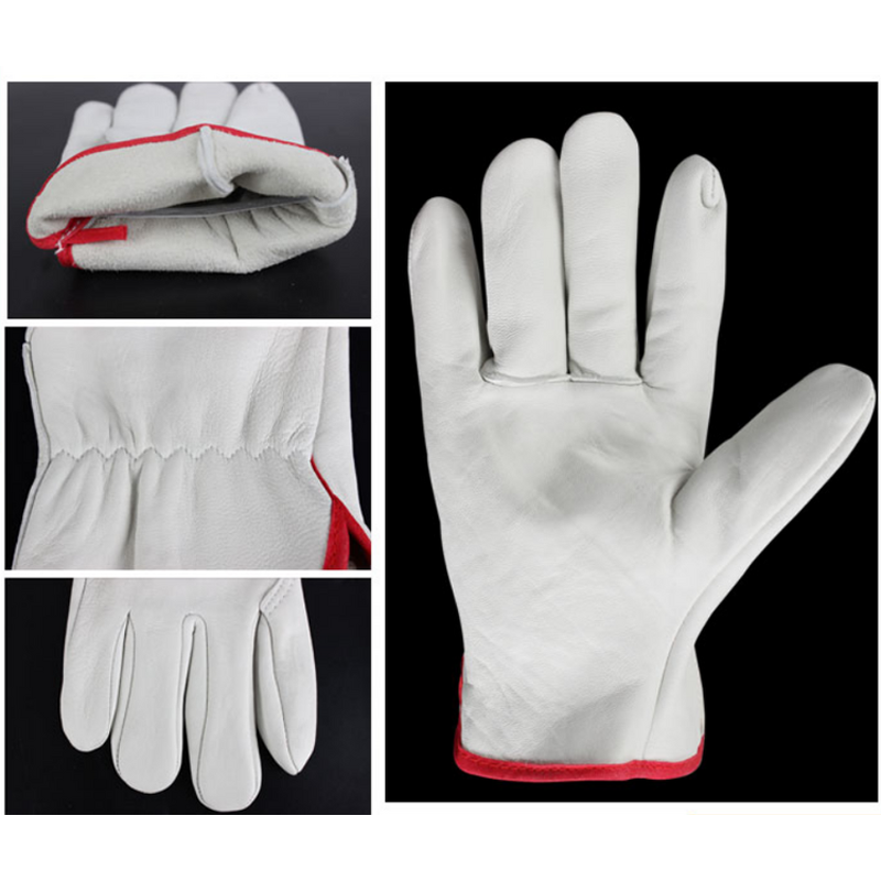 Work Gloves Manufacturer - Heavy Duty Cowhide Leather Anti-Cut for Driving & Gardening