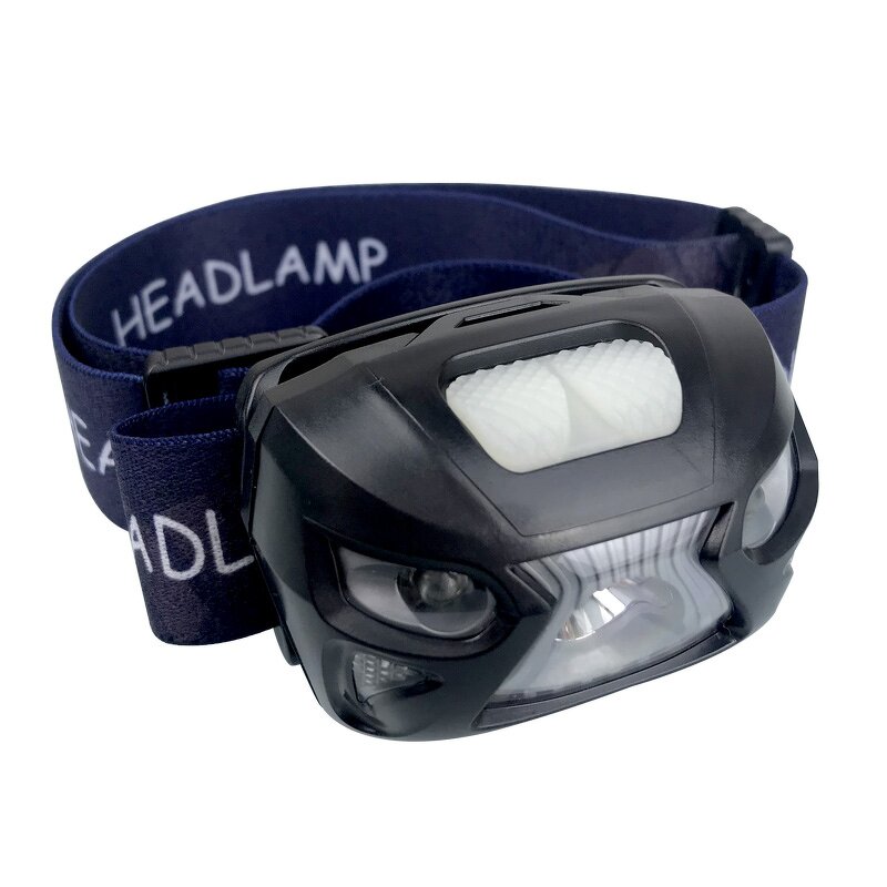 Headlamp Manufacturer - New Arrival 3W Smart Waterproof Sensor with Red Light SOS