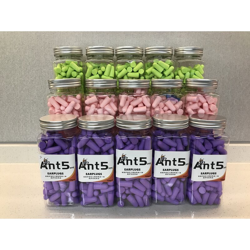 Earplugs Manufacturer - Travel Flight Foam Bullet Shape with Protective Case PU