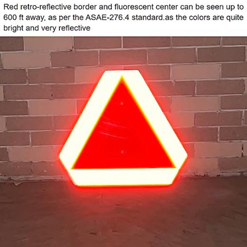 Safety Sign Manufacturer - Slow Moving Vehicle Aluminum Diamond Grade Reflective Triangle