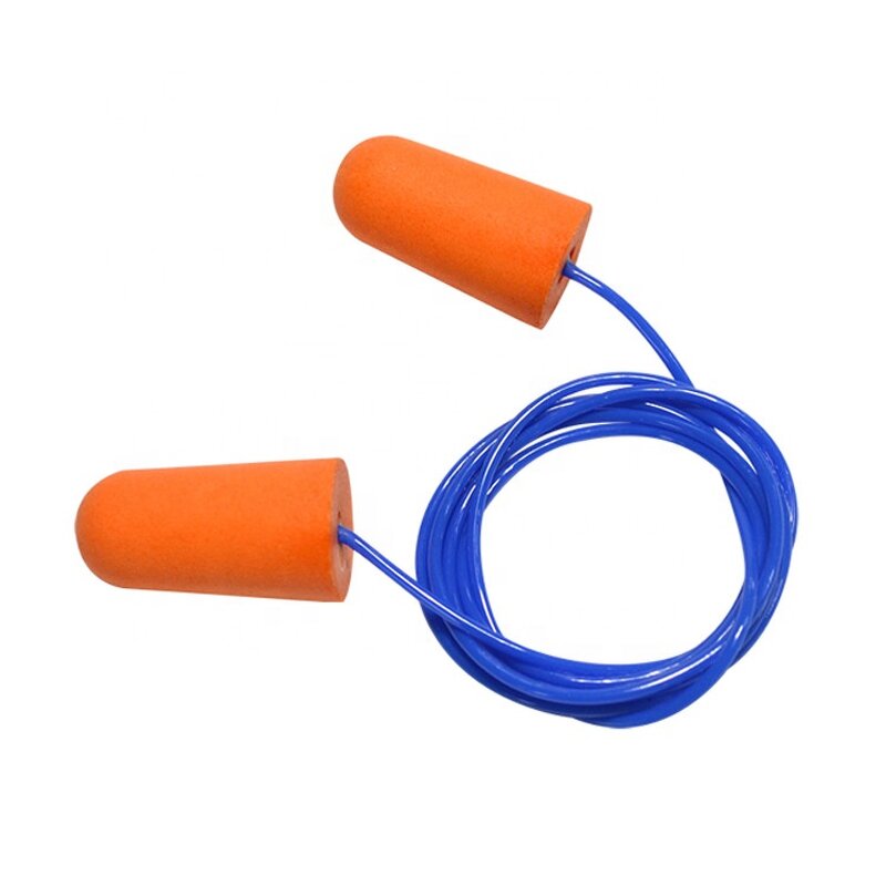 Ear Plugs Manufacturer - Soft PU Foam Corded Earplugs with String