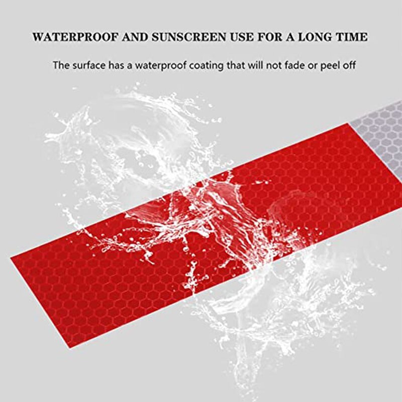 Safety Tape Manufacturer - Customized Waterproof Reflective Fabric for Car Truck Trailer