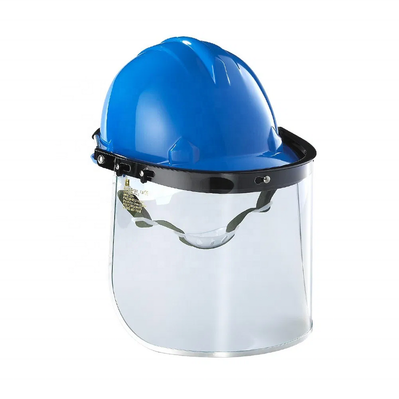 Face Shield Bracket Manufacturer - Aluminum with PC or PVC Clear Visor for Hard Hat