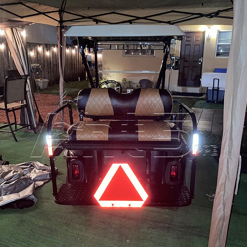 Safety Sign Manufacturer - SMV Slow Moving Vehicle Orange Reflective Triangle Thick Plastic